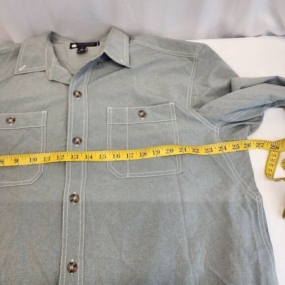 Duluth Teading Co Alaskan Hard Gear Button-up Long-Sleeve Men's Size XL J5 - Picture 6 of 10